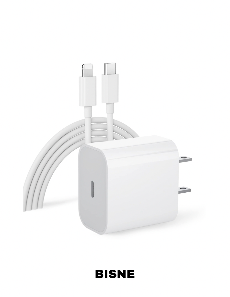 Cargador USB C a Lightning